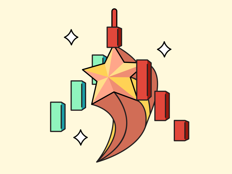 Trading menggunakan shooting star